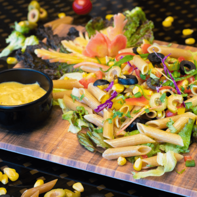 Honey Bee Whole wheat Pasta Salad